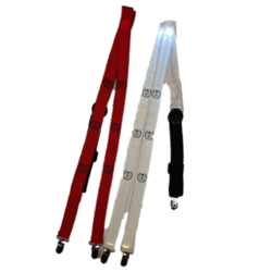 Bretels, rood & wit en lichtgevend