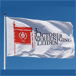 Vlag 3 October Vereeniging – vierkant