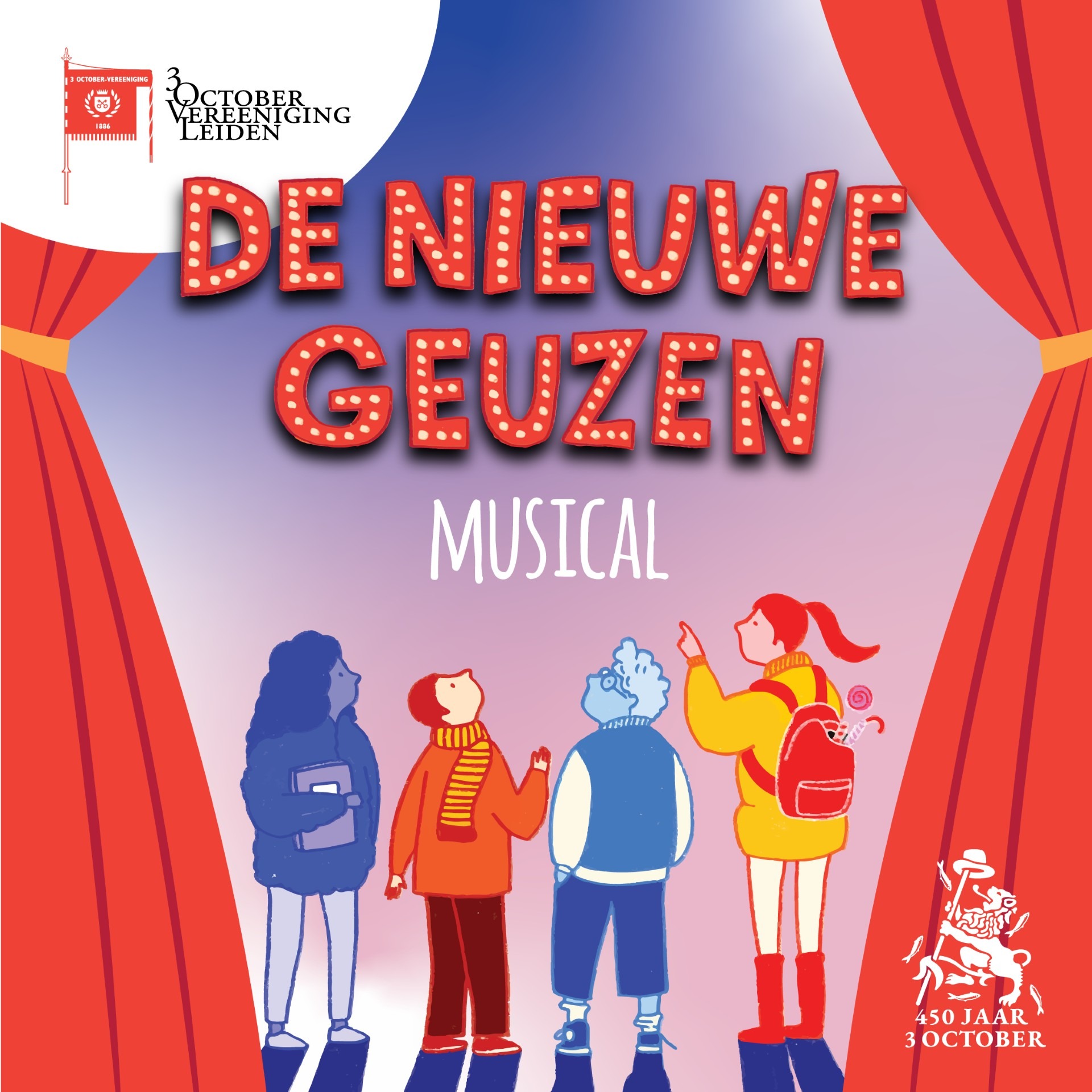 Kom gratis naar de Musical De Nieuwe Geuzen op 26, 27 of 28 september