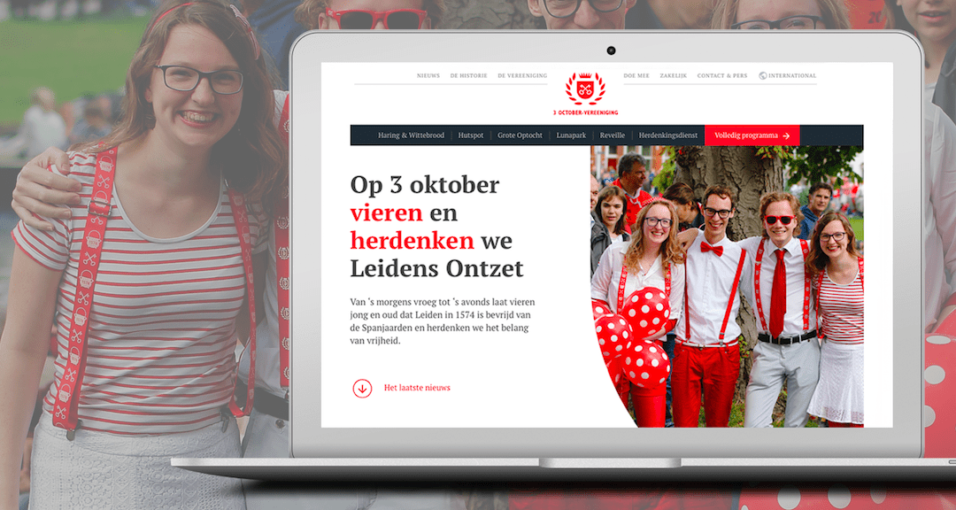 Nieuwe website voor Leidens Ontzet